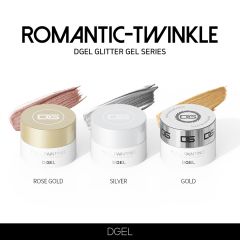 DGEL Romantic Twinkle Metal Glitter Gel Collection