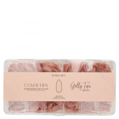 Kiara Sky Cover Gelly Tips Case One of a Kind Almond Medium