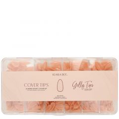 Kiara Sky Cover Gelly Tips Case Cover Up Almond Short