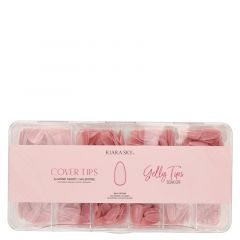 Kiara Sky Cover Gelly Tips Case Valentine Almond Short