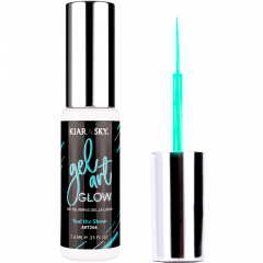 Kiara Sky Gel Art Glow Teal the Show