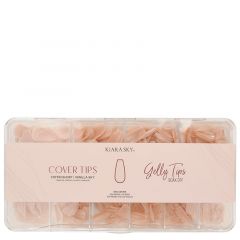 Kiara Sky Cover Gelly Tips Case Vanilla Sky Coffin Medium