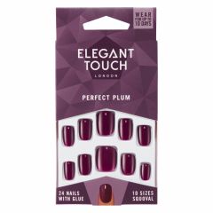 Elegant Touch Perfect Plum Nails