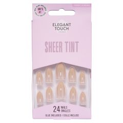 Elegant Touch False Nails Sheer Tint En Pointe