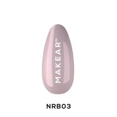 Makear Nude Rubber Base NRB03 Pudding Pink 8 ml