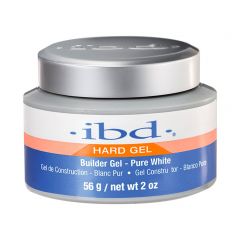 IBD Hard Gel UV Builder Gel Pure White 56 g