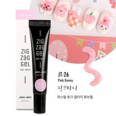 Jello Jello Zig Zag 3D Gel JT-26 Pink Bunny 10 ml