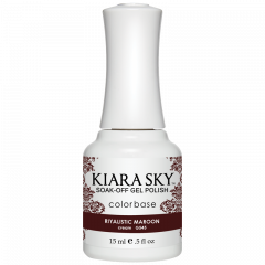 Kiara Sky Gel Polish Riyalistic Maroon 15 ml