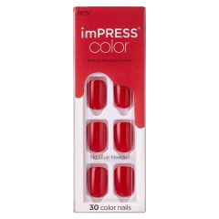 Kiss imPRESS Color Press-on Manicure Reddy Or Not