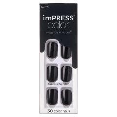 Kiss imPRESS Color Press-on Manicure All Black