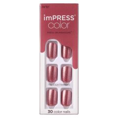 Kiss imPRESS Color Press-on Manicure Peanut Pink