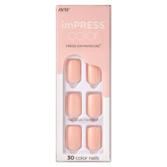 Kiss imPRESS Color Press-on Manicure Peevish Pink