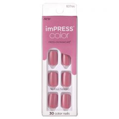 Kiss imPRESS Color Press-on Manicure Petal Pink