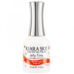 Kiara Sky Jelly Tints Gel Polish The Red Sea 15 ml