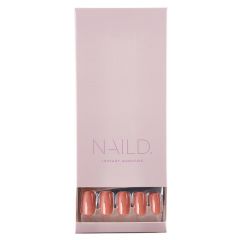 NAILD Pop-on Nails Caffee Moccha Mid Square
