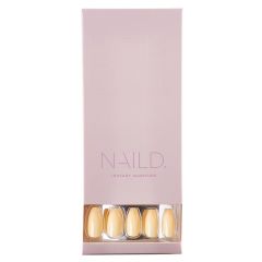 NAILD Pop-on Nails Peach Lemonade Coffin