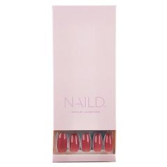 NAILD Pop-on Nails Rosy Coffin