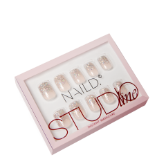 NAILD Studio Line Pop-on Nails Gatsby Sparkle Short