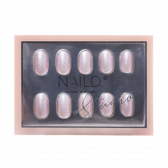 NAILD Studio Line Pop-on Nails Glitter Round