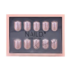 NAILD Studio Line Pop-on Nails Glitter Short