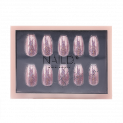 NAILD Studio Line Pop-on Nails Queen Coffin