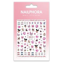 Nailphora Nail Stickers Angry Cat