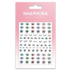 Nailphora Nail Stickers Black Drip Eye