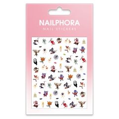 Nailphora Nail Stickers Cute Halloween Monsters