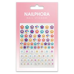 Nailphora Nail Stickers Cute Smiley Flower