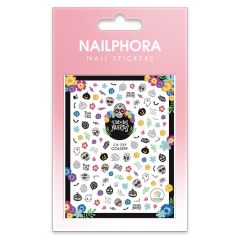 Nailphora Nail Stickers Dia De Los Muertos