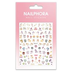 Nailphora Nail Stickers Dreamy Unicorn Corgi