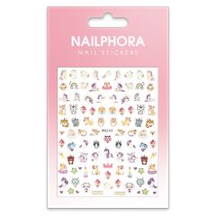 Nailphora Nail Stickers Dreamy Unicorn Corgi