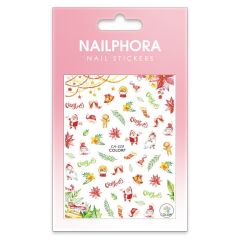 Nailphora Nail Stickers Festive Christmas Santa