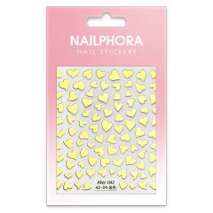Nailphora Nail Stickers Gold Hearts