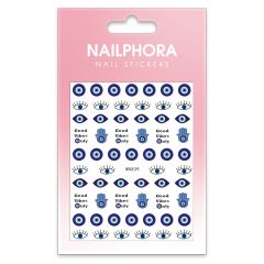 Nailphora Nail Stickers Hamsa Evil Eye Spiritual 