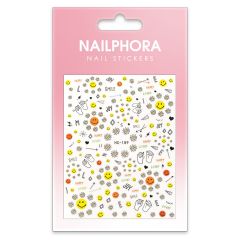 Nailphora Nail Stickers Hands Smiley Mix