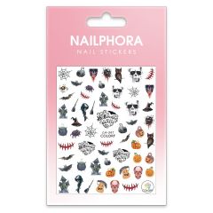 Nailphora Nail Stickers Horror Halloween Party