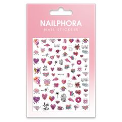 Nailphora Nail Stickers Love Heart Mix