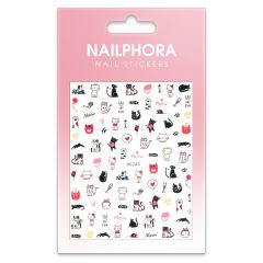 Nailphora Nail Stickers Nap King Cat