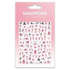 Nailphora Nail Stickers Pink Baby Stuff