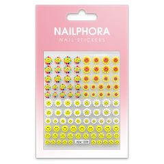 Nailphora Nail Stickers Smiley Flower Dots