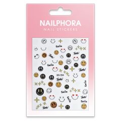 Nailphora Nail Stickers Smiley Sparkle Mix