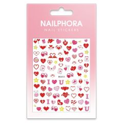 Nailphora Nail Stickers Sweet Heart Locks