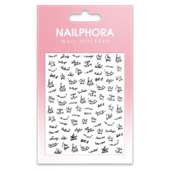 Nailphora Nail Stickers Text