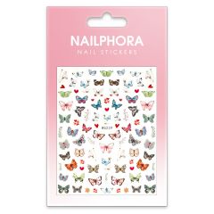 Nailphora Nail Stickers Vintage Butterfly Mix