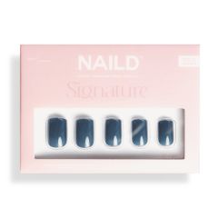 NAILD Signature Press-On Nails Navy Short