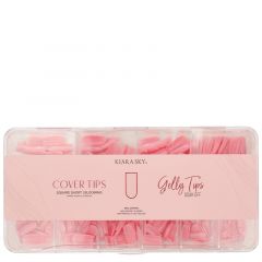 Kiara Sky Cover Gelly Tips Case Blooming Square Short
