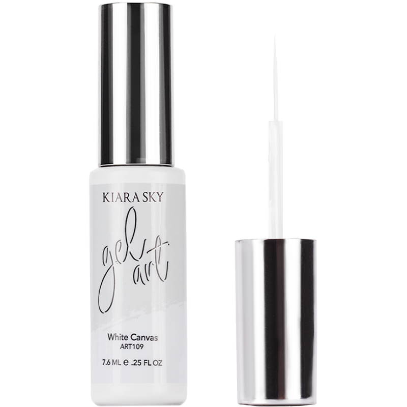 Wapenstilstand oase Voorwaardelijk Kiara Sky Gel Art White Canvas kopen - NagelMusthaves - Voor 23:59u, morgen in huis Wapenstilstand oase Voorwaardelijk Kiara Sky Gel Art White Canvas kopen - NagelMusthaves - Voor 23:59u, morgen in huis