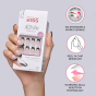 Kiss Salon Acrylic French Nails Flame