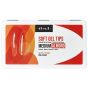 IBD Clear Soft Gel Tips Medium Almond